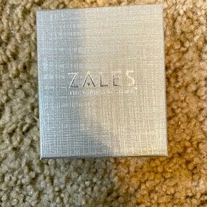 Zales halo necklace